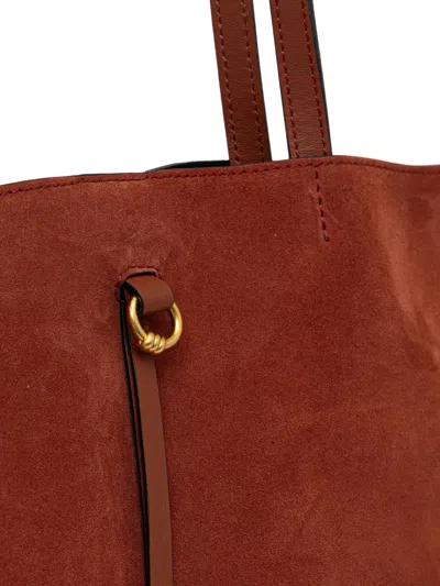 Gianni Chiarini Magnetic-fastening Tote Bag In Brown