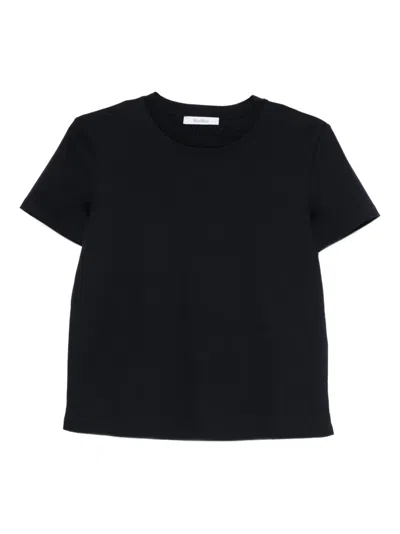Max Mara Short-sleeve T-shirt In Black