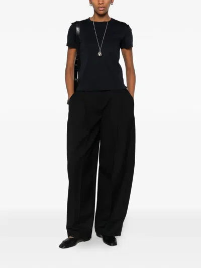 Max Mara Short-sleeve T-shirt In Black