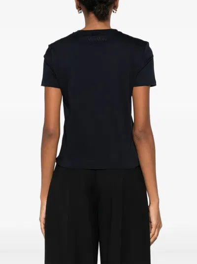 Max Mara Short-sleeve T-shirt In Black