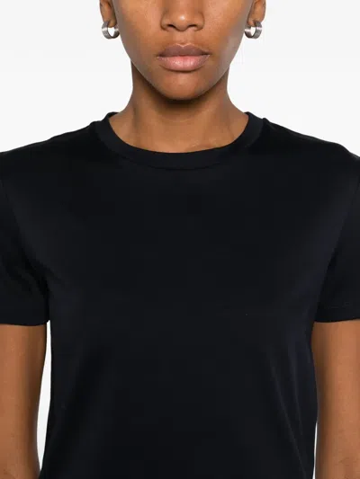 Max Mara Short-sleeve T-shirt In Black