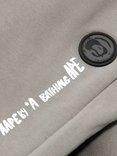 Aape By A Bathing Ape Graphic-print Track Pants In Brown