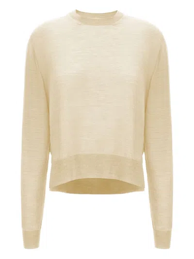 Jil Sander Wool And Cashmere Blend Sweater In Yellow