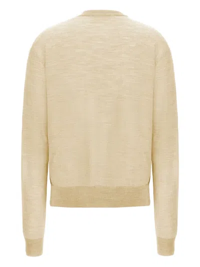 Jil Sander Wool And Cashmere Blend Sweater In Yellow