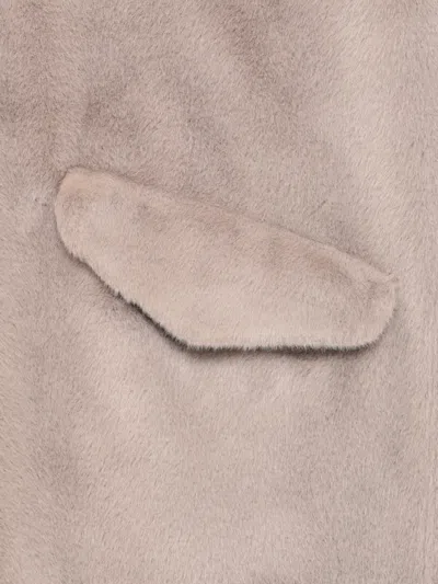 Betta Corradi Hooded Flap-pocket Coat In Neutral