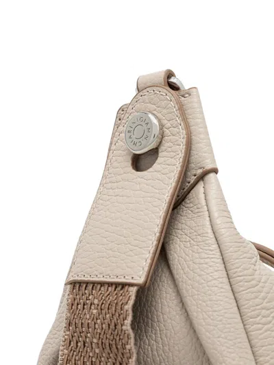 Gianni Chiarini Aisha Shoulder Bag In Neutral