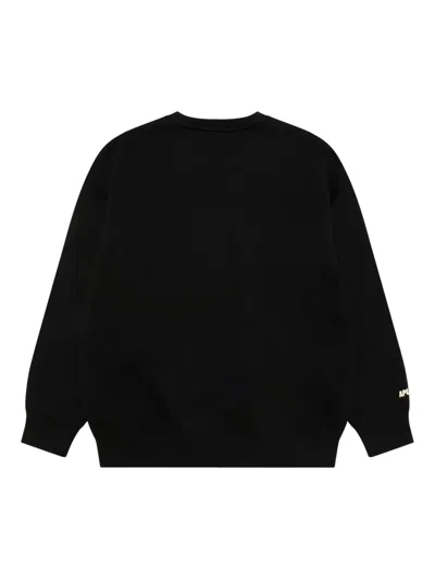 Aape By A Bathing Ape Graphic-appliqué Sweatshirt In Black