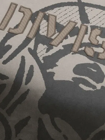 Aape By A Bathing Ape Logo-print Hoodie In Brown