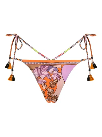Agua Bendita Meline Bikini Bottoms In Multi