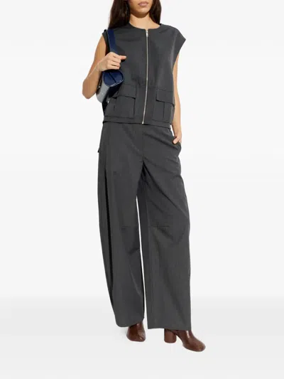 Samsoe & Samsoe Saroko Pocket Trousers In Brown