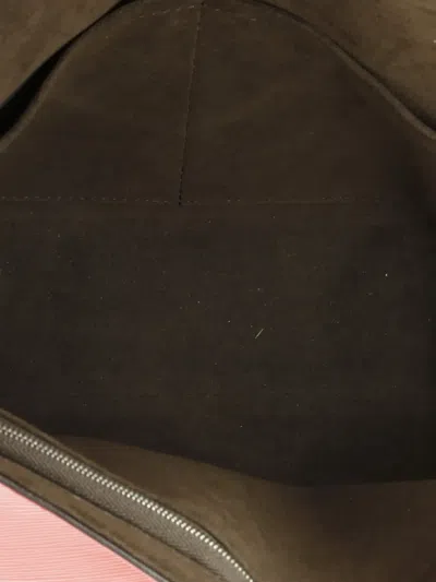 Pre-owned Louis Vuitton Cluny Top Handle Bag Epi Leather Mm Satchel In Red