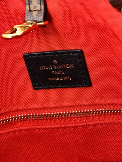 Pre-owned Louis Vuitton Onthego Reverse Monogram Giant Gm Tote Bag In Brown