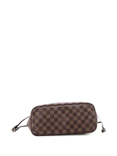 Pre-owned Louis Vuitton Neverfull Damier Pm Tote Bag In Brown