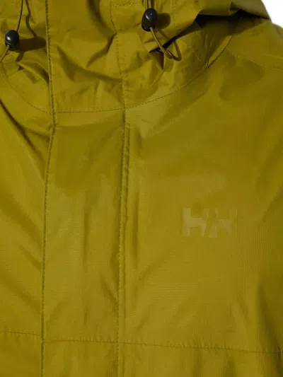 Helly Hansen Hooded Lightweight Jacket In Green