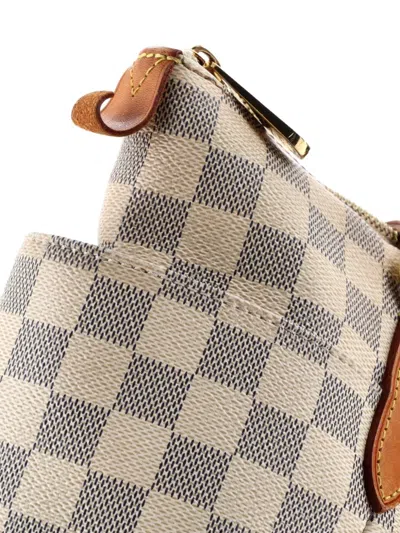 Pre-owned Louis Vuitton Totally Handbag Damier Pm Shoulder Bag In White