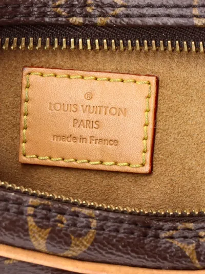 Pre-owned Louis Vuitton Loop Handbag Monogram Canvas Hobo Bag In Brown