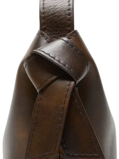 Acne Studios Mini Musubi Shoulder Bag In Purple