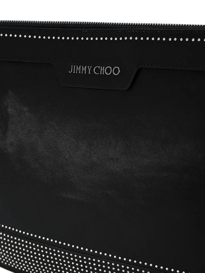Shop Jimmy Choo Derek Clutch In Black