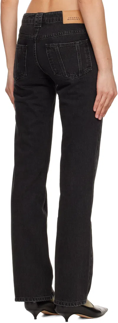 Isabel Marant Étoile Black Jaylis Jeans In Black