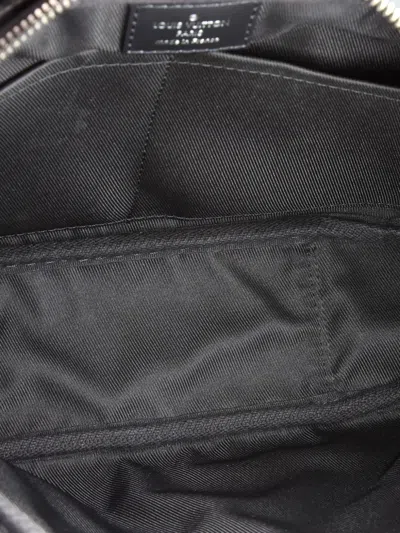 Pre-owned Louis Vuitton Explorer Bum Bag Monogram Eclipse Canvas Belt Bag In Black