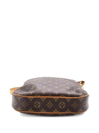 Pre-owned Louis Vuitton Odeon Handbag Monogram Canvas Pm Crossbody Bag In Brown