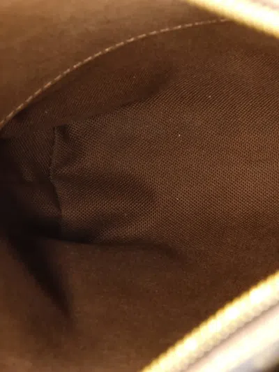 Pre-owned Louis Vuitton Odeon Handbag Monogram Canvas Pm Crossbody Bag In Brown