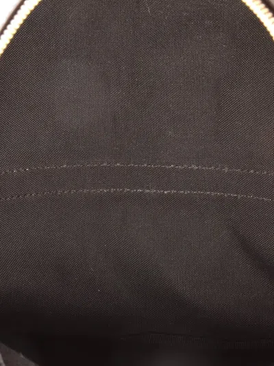 Pre-owned Gucci Joy Boston Bag Gg Coated Canvas Medium Satchel In Brown