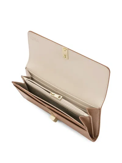 Furla Extra Large Iride Continental Wallet In Neutral