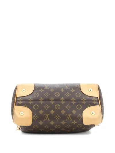 Pre-owned Louis Vuitton Retiro Nm Handbag Monogram Canvas And Leather Satchel In Brown