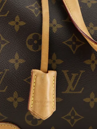 Pre-owned Louis Vuitton Retiro Nm Handbag Monogram Canvas And Leather Satchel In Brown