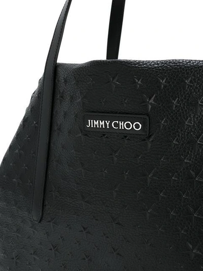 Shop Jimmy Choo 'pimlico' Shopper In Black