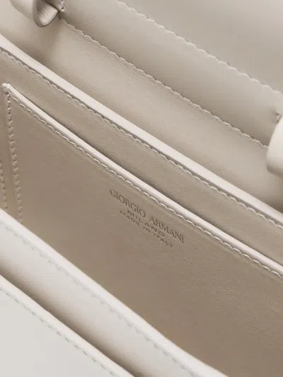 Giorgio Armani Mini X 10 Corso Como Push-lock Shoulder Bag In Purple