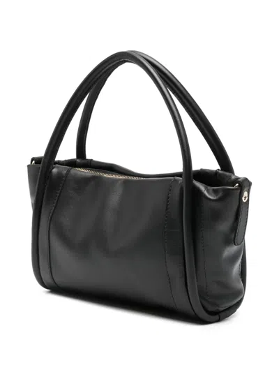 Marc Ellis Logo-plaque Tote Bag In Brown