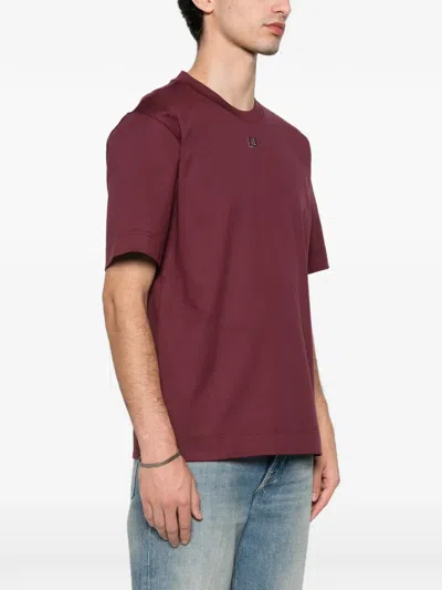 Fendi Logo-plaque T-shirt In Multi