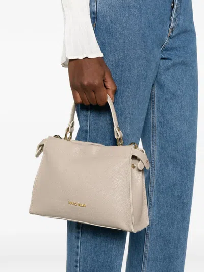 Marc Ellis Adele Logo-lettering Tote Bag In Purple