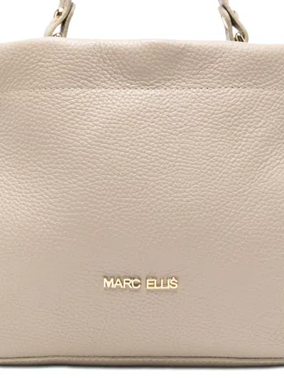 Marc Ellis Adele Logo-lettering Tote Bag In Purple