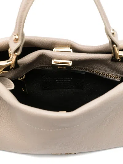 Marc Ellis Adele Logo-lettering Tote Bag In Purple