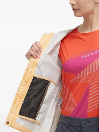 Helly Hansen Hooded Logo-detail Jacket In Yellow