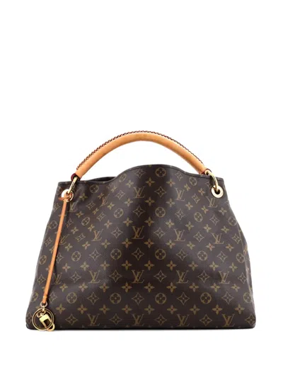 Pre-owned Louis Vuitton Artsy Handbag Monogram Canvas Mm Hobo Bag In Brown