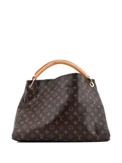 Pre-owned Louis Vuitton Artsy Handbag Monogram Canvas Mm Hobo Bag In Brown