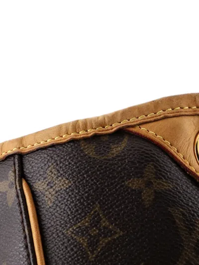 Pre-owned Louis Vuitton Galliera Handbag Monogram Canvas Pm Hobo Bag In Brown