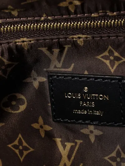 Pre-owned Louis Vuitton Pillow Onthego Tote Monogram Quilted Econyl Nylon Mm Satchel In Black
