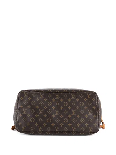 Pre-owned Louis Vuitton Neverfull Nm Monogram Canvas Gm Tote Bag In Brown