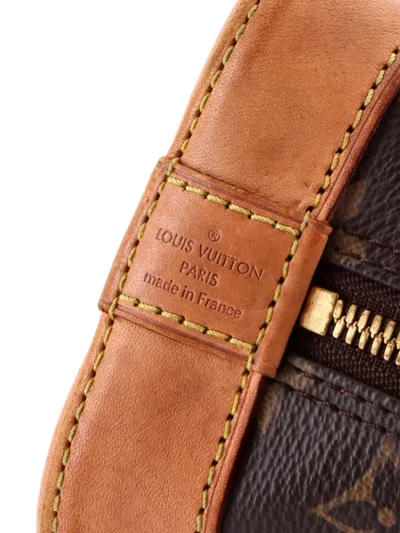 Pre-owned Louis Vuitton Alma Handbag Monogram Canvas Bb Crossbody Bag In Brown