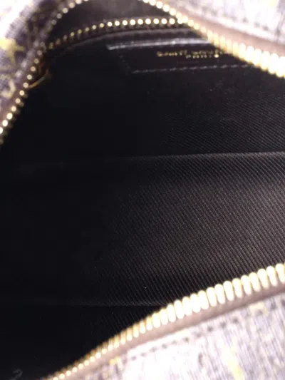 Pre-owned Saint Laurent Le Monogramme Camera Bag Monogram All Over Coated Canvas And Leather Small Crossbody Bag In Brown