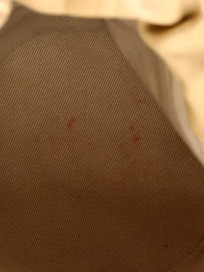 Pre-owned Valentino Garavani Roman Stud Raffia And Leather Bucket Bag In Neutral