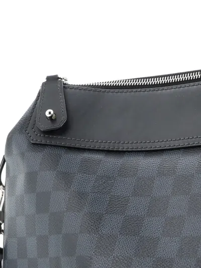 Pre-owned Louis Vuitton Greenwich Messenger Bag Damier Cobalt Crossbody Bag In Blue