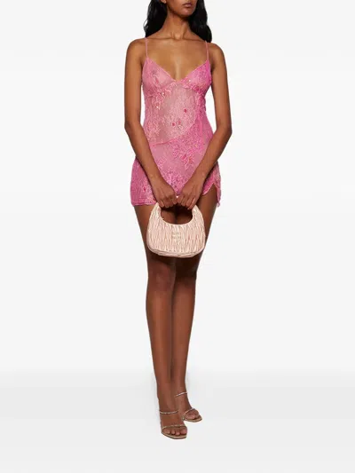 Roberta Einer Lace Embellished Dress In Multi