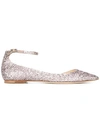 JIMMY CHOO Lucy ballerinas,PVC100%