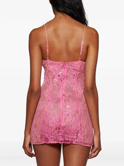 Roberta Einer Lace Embellished Dress In Multi